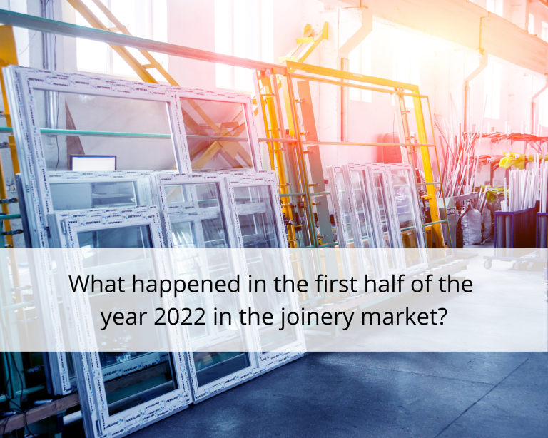 What happened in the first half of the year in the joinery market – analysis